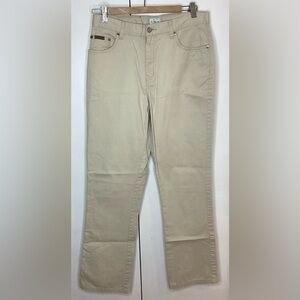Calvin Klein khaki jeans.  Straight leg, midrise. Size 9